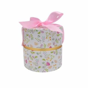 Caixa cartão redonda - Florida com fita