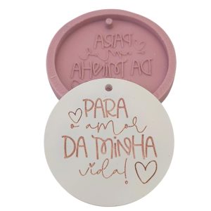 Molde em silicone - Para o amor da minha vida