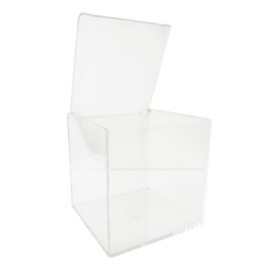 Caixa acrílica - quadrada - 10x10x10cm