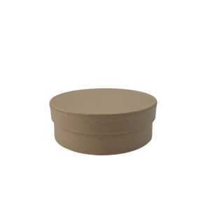 Caixa cartão redonda - Kraft