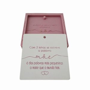 Molde em silicone - Mãe -"com 3 letras se escreve...