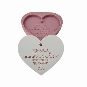 Molde em silicone - Obrigada Padrinho por todo o teu carinho