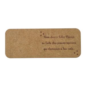 Base em mdf - Doce e feliz Pascoa