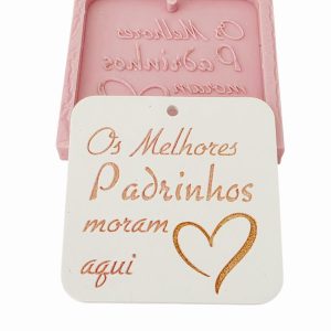 Molde em silicone - Os melhor Padrinhos