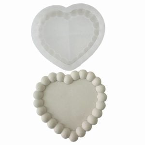 Molde em silicone, Base coração