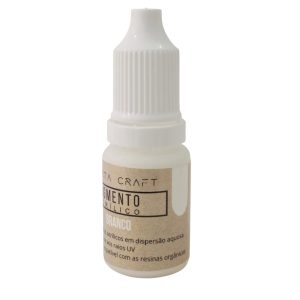 Pigmento Acrílico para Resina Orgânica 10 mL-BRANCO