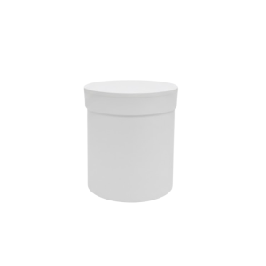 Caixa cartão redonda - 14x13 -Branca