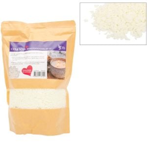 CERA SOJA 850grs BAIXO PONTO FUSAO GRANULADA