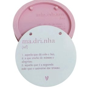 Molde em silicone - ma.dri.nha (s.f)