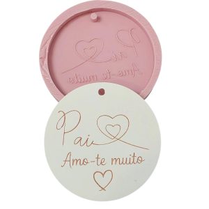 Molde em silicone - Pai amo-te muito