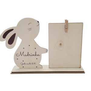Base coelho + placa c/ mola - Madrinha