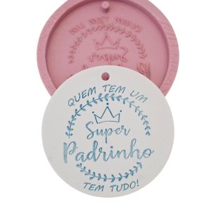 Molde em silicone - Super Padrinho