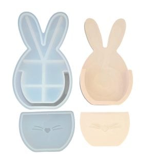 Molde em silicone, Vaso Coelho