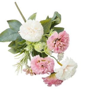 Ramo de Crisântemo em tecido - Tons Lilás