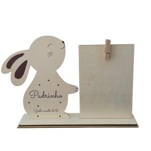 Base coelho + placa c/ mola - Padrinho