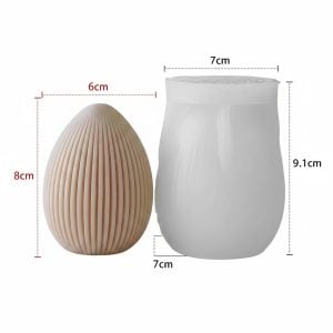 Molde em silicone, Ovo riscado