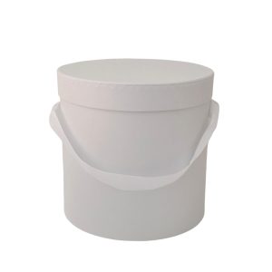 Caixa cartão redonda - Branca - 15,5x14,5cm